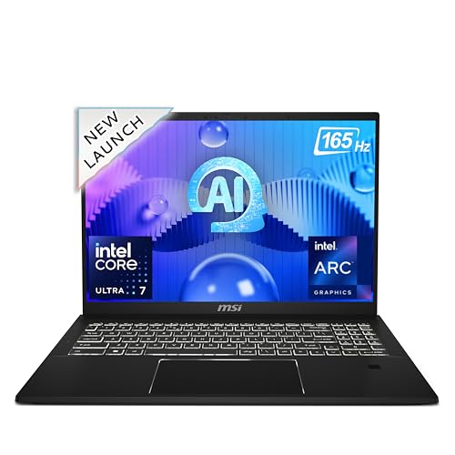 MSI Summit 16 AI Evo, Intel 1st Gen Ultra 7 155H (32GB/1TB NVMe SSD/Windows 11 Home/Intel Arc/Ink Black)