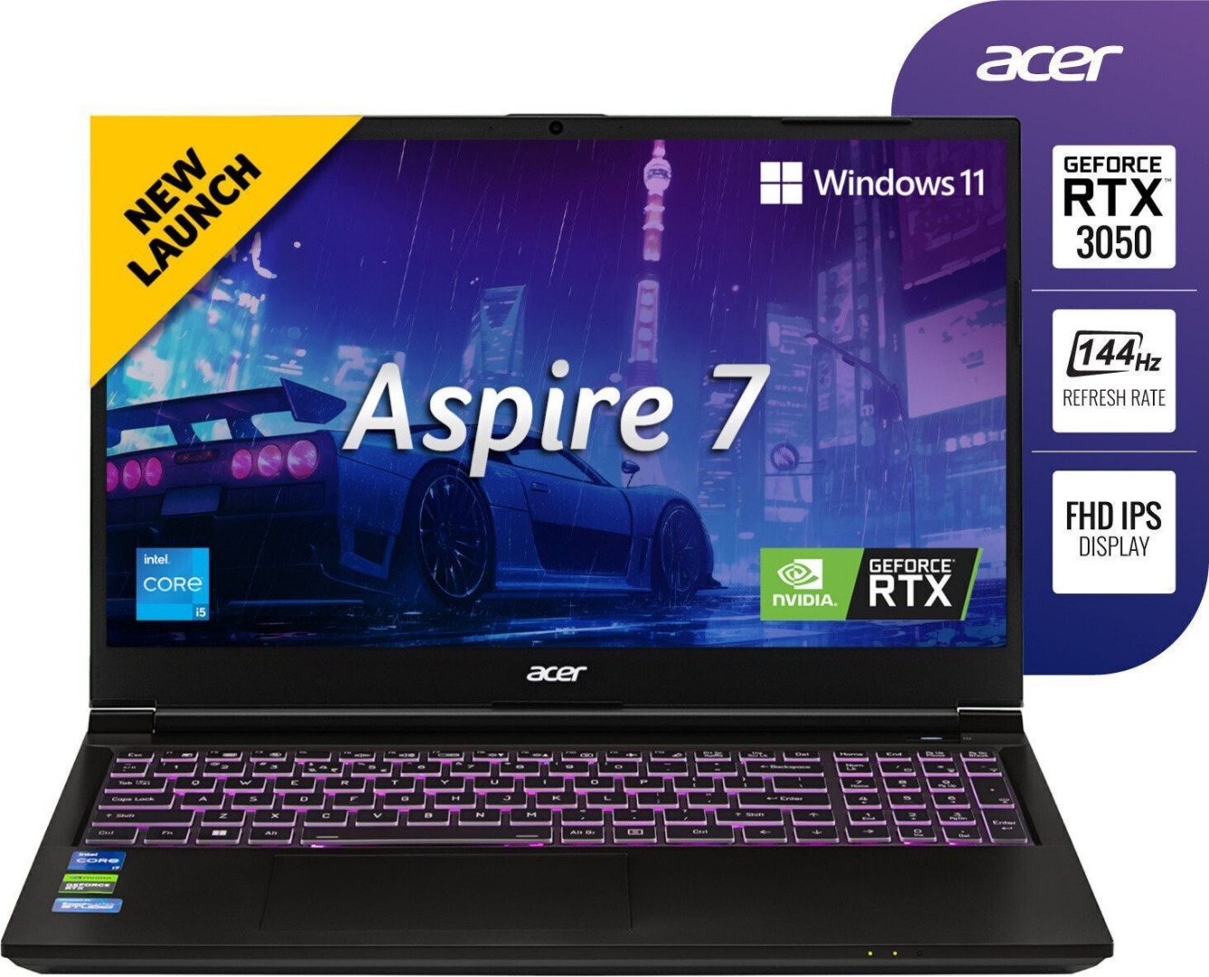 Acer Aspire 7 Intel Core i5 13th Gen 13420H Gaming Laptop