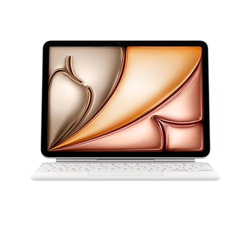Apple Magic Keyboard for iPad Air 11-inch (M3) | US English Layout | Built-in Trackpad | Magnetic Attachment | iPad Keyboard Case | White
