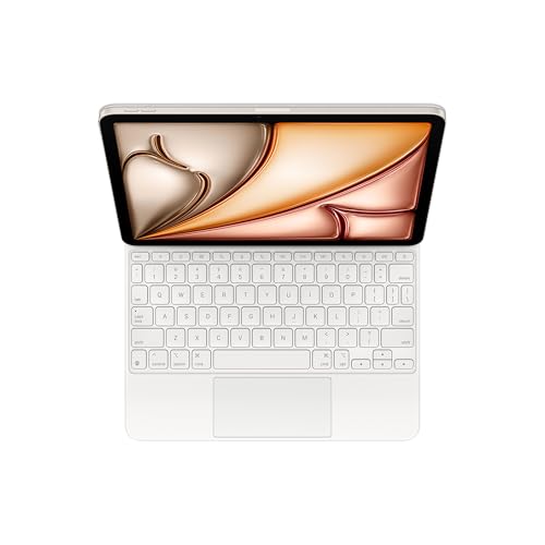 Apple Magic Keyboard for iPad Air 11-inch (M3) | US English Layout | Built-in Trackpad | Magnetic Attachment | iPad Keyboard Case | White