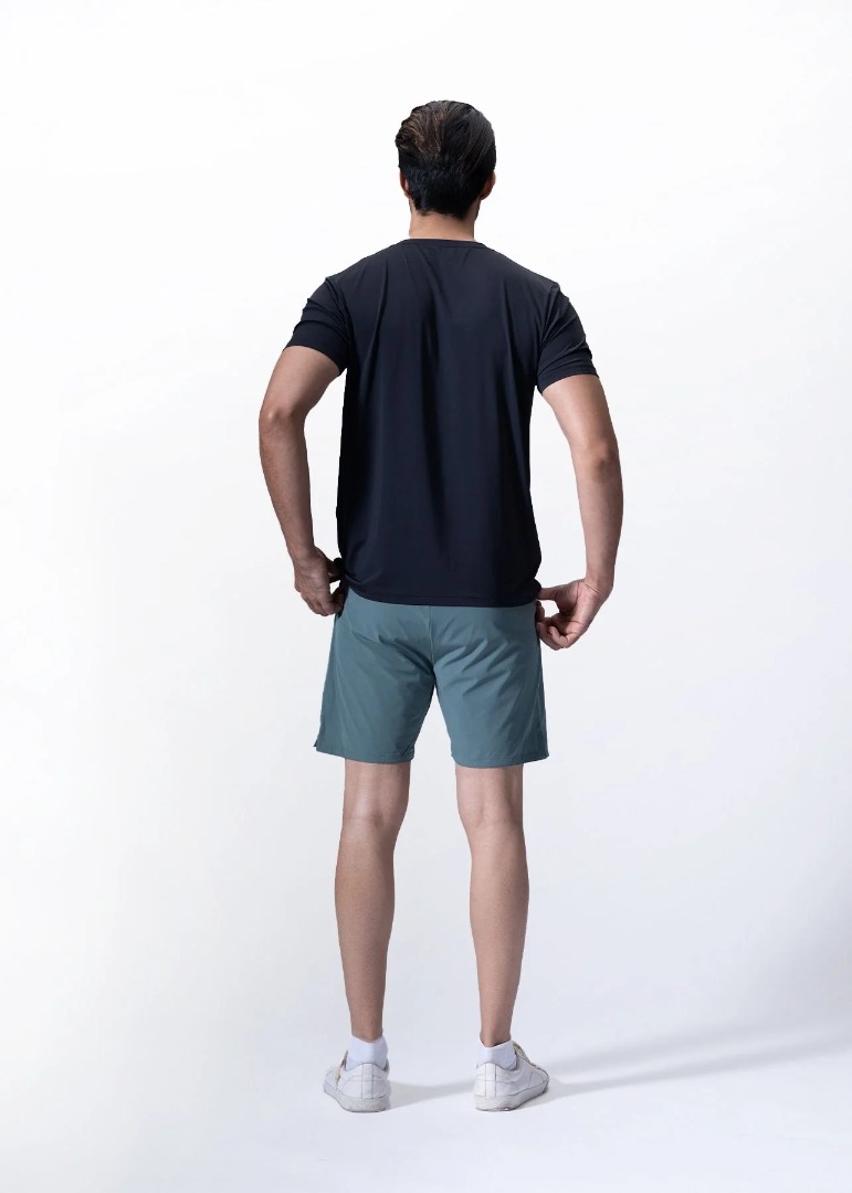 STRCH Prime Fit Tee For Men - Black
