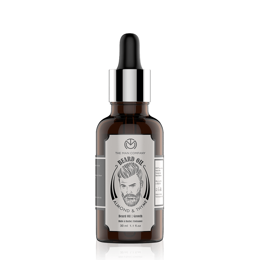 The Man Company Almond & Thyme Beard Oil
