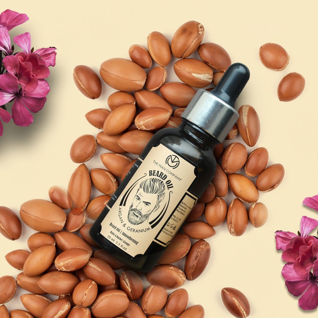 The Man Company Argan & Geranium Beard Oil