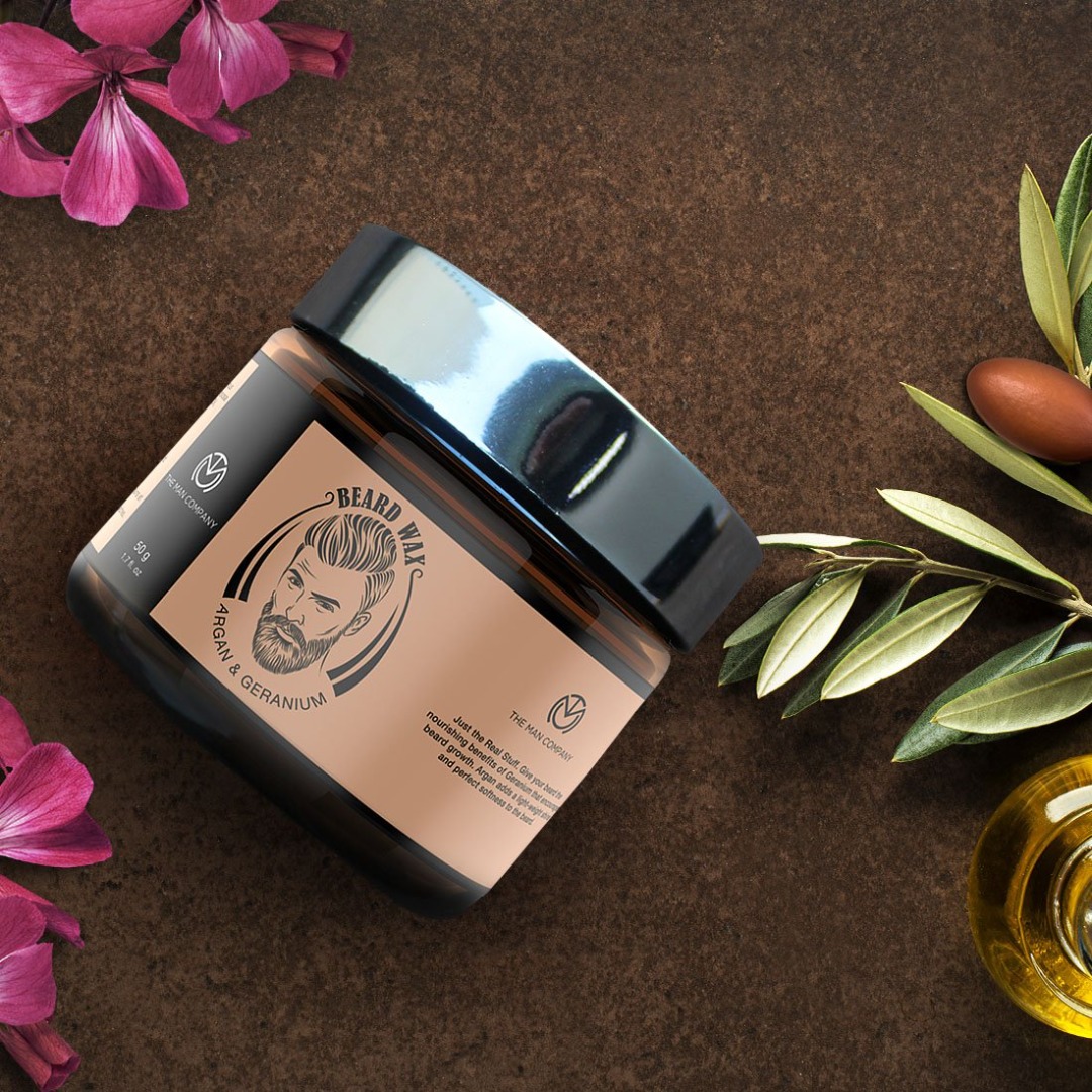 The Man Company Argan & Geranium Beard Wax