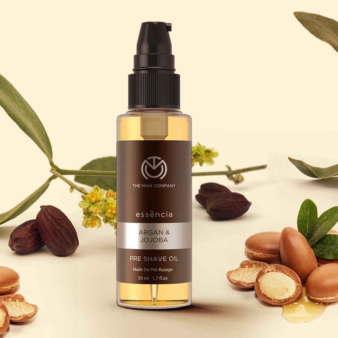 The Man Company Argan & Jojoba Pre-Shave Oil