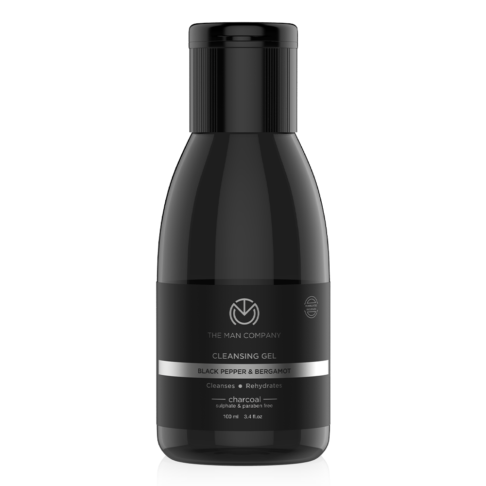 The Man Company Black-Pepper & Bergamot Charcoal Cleansing Gel