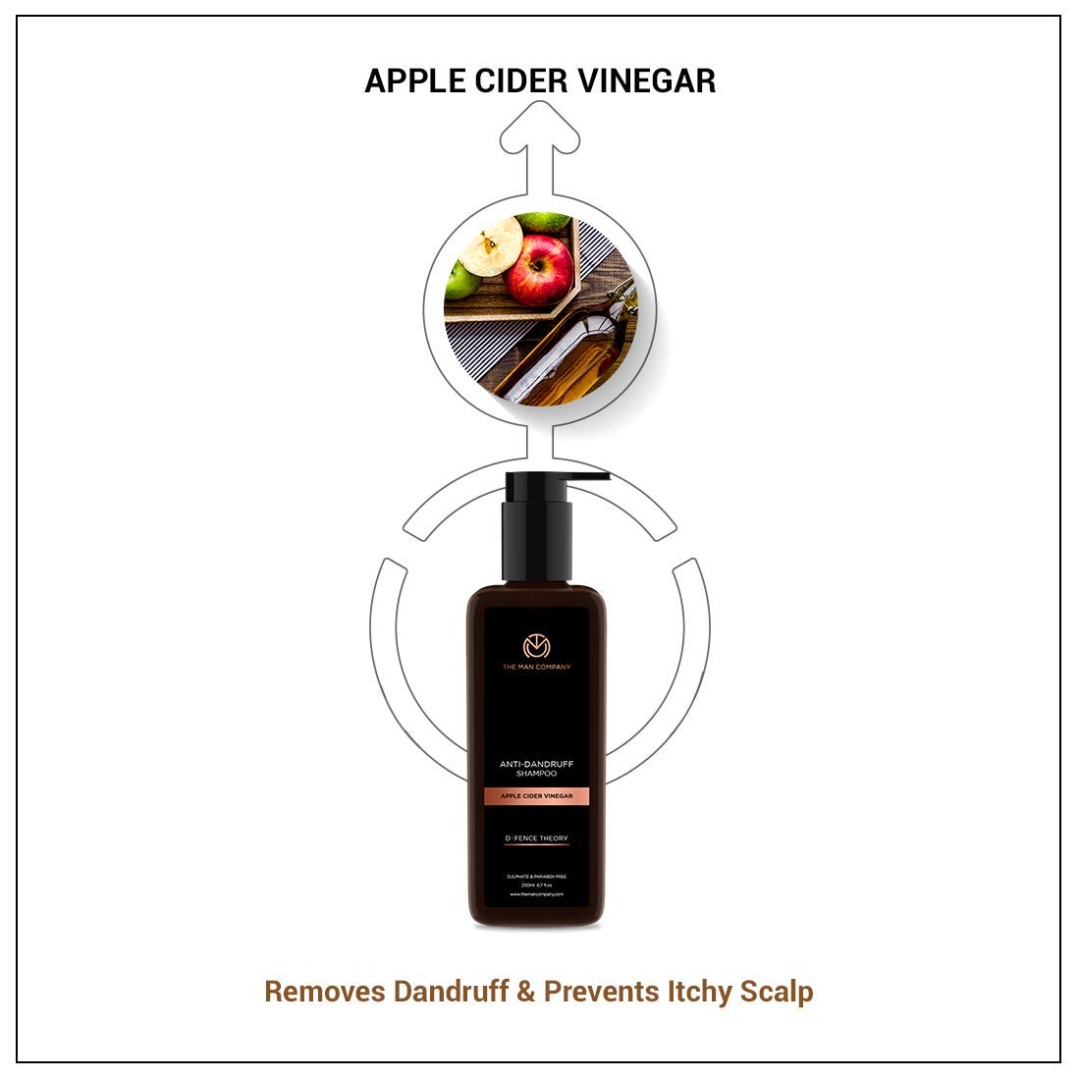 The Man Company Anti-Dandruff Apple Cider Vinegar Shampoo