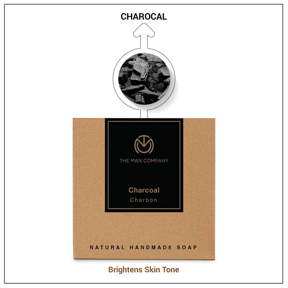 The Man Company Charcoal Soap Bar