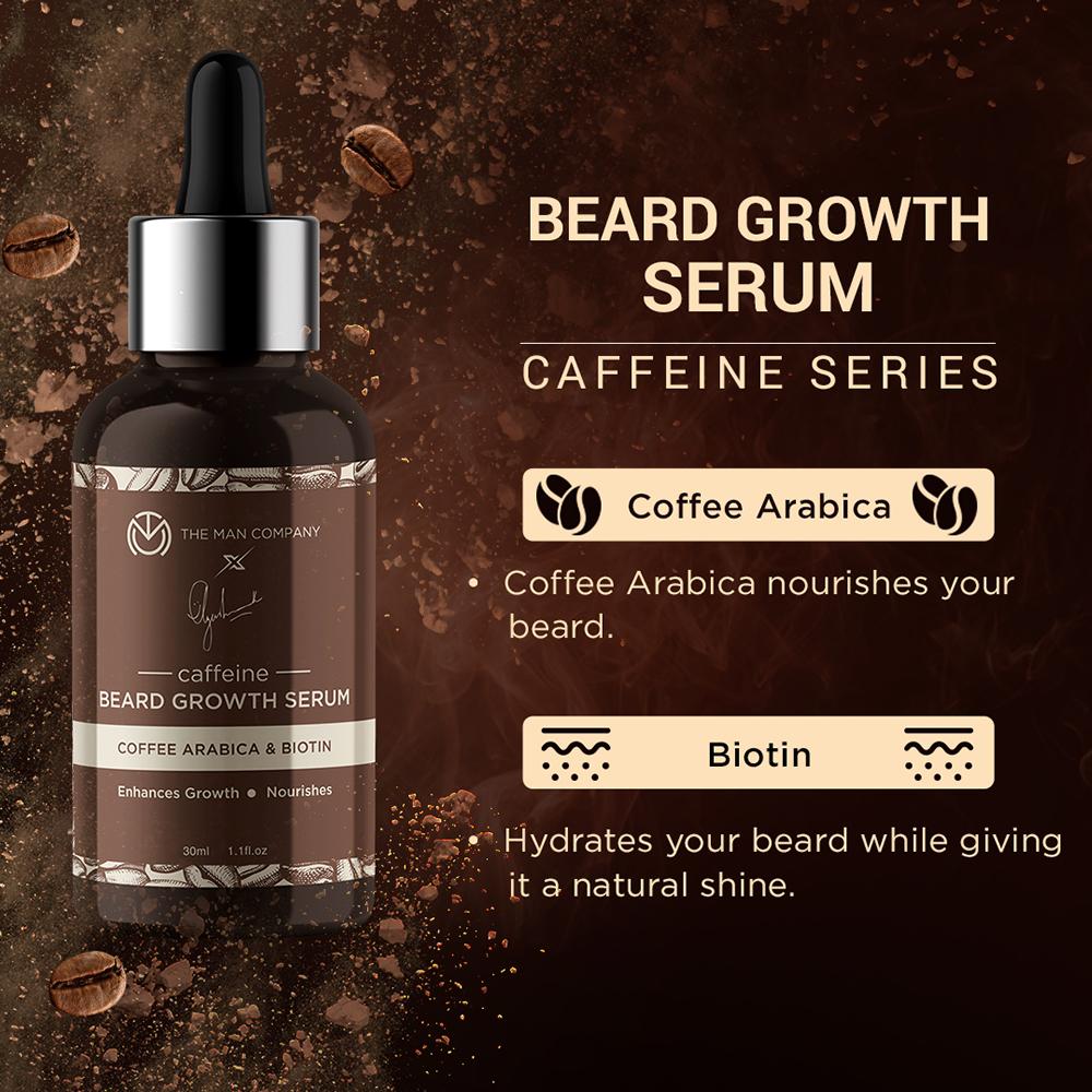 The Man Company Coffee Arabica & Biotin Beard Growth Serum