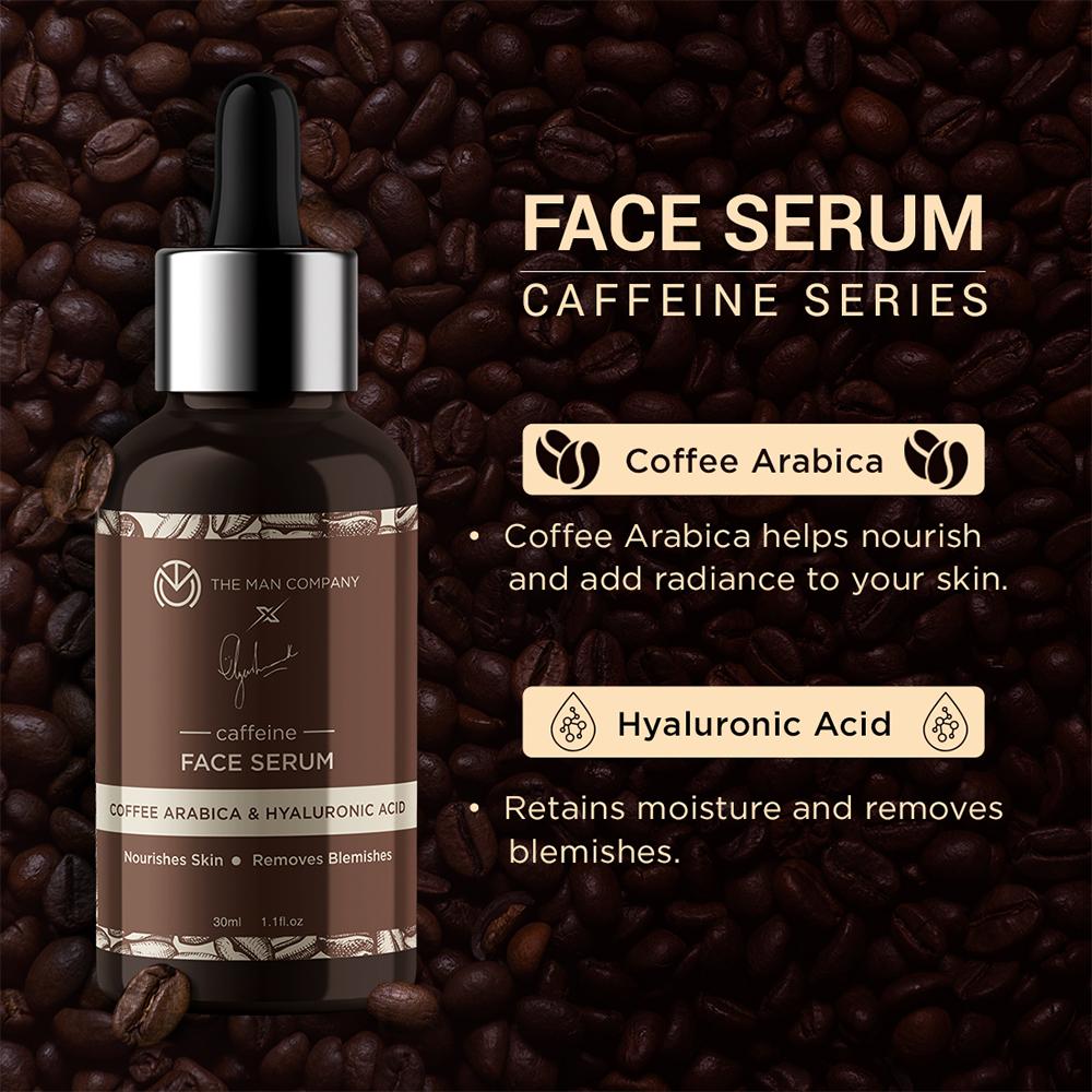 The Man Company Coffee Arabica & Hyaluronic Acid Caffeine Face Serum