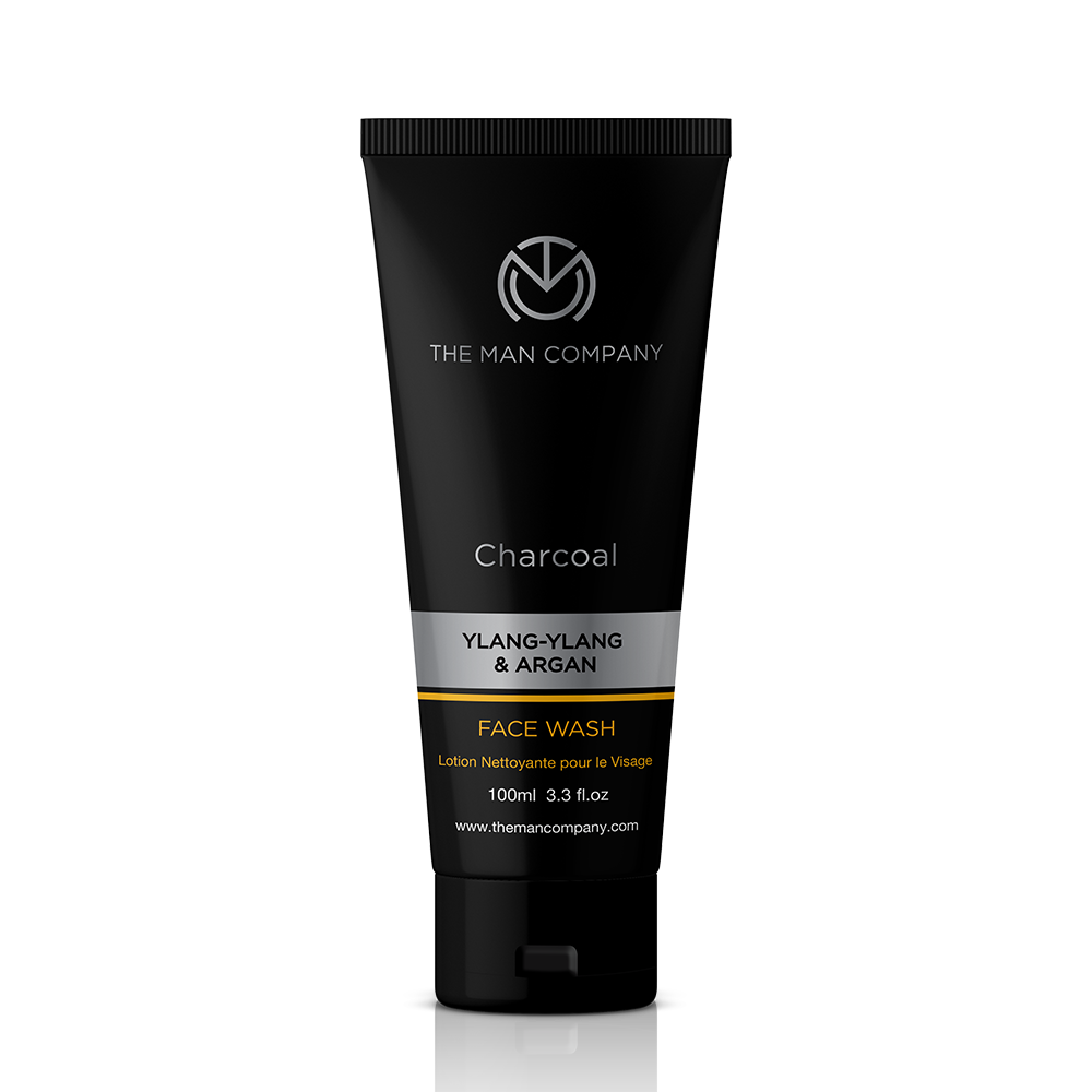 The Man Company Ylang Ylang & Argan Charcoal Face Wash