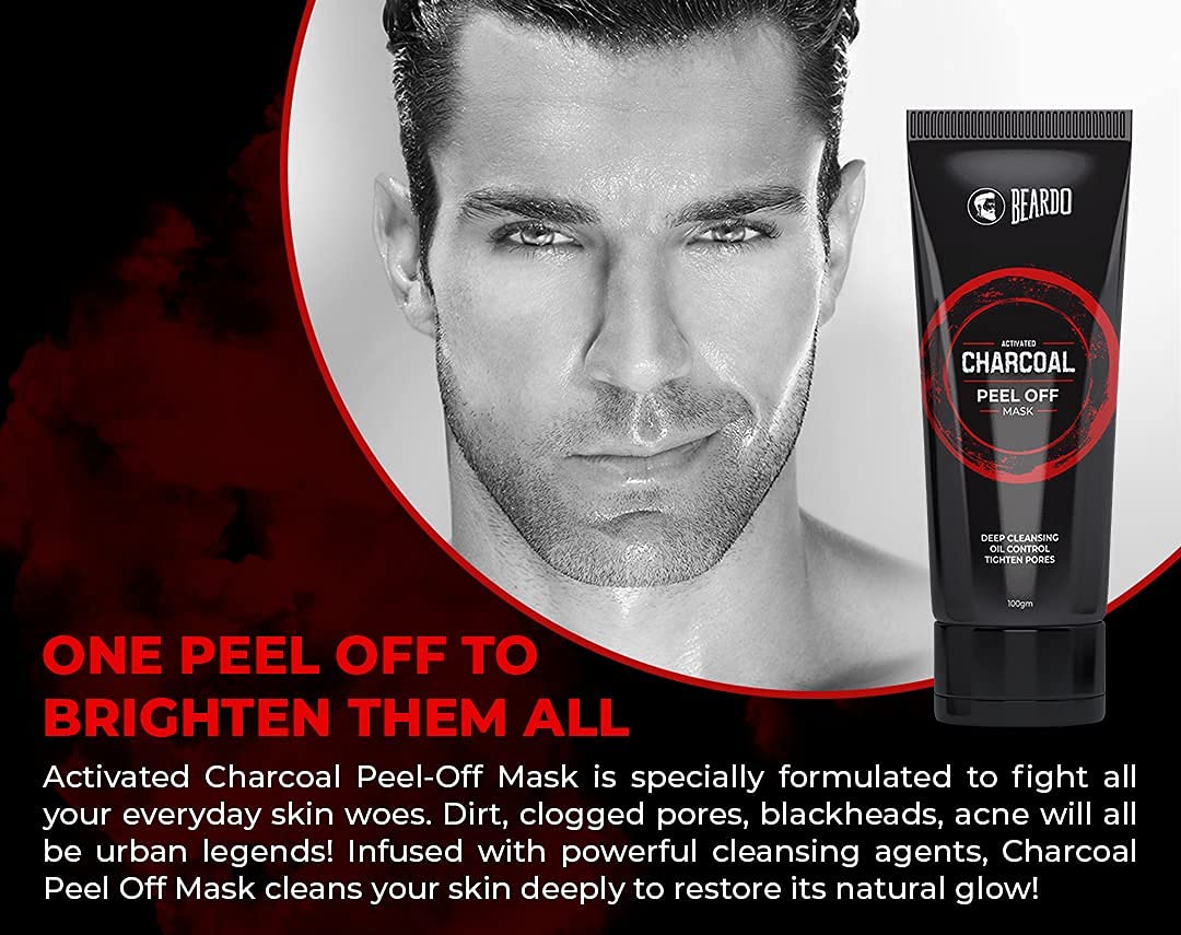 Beardo Activated Charcoal Peel Off Mask