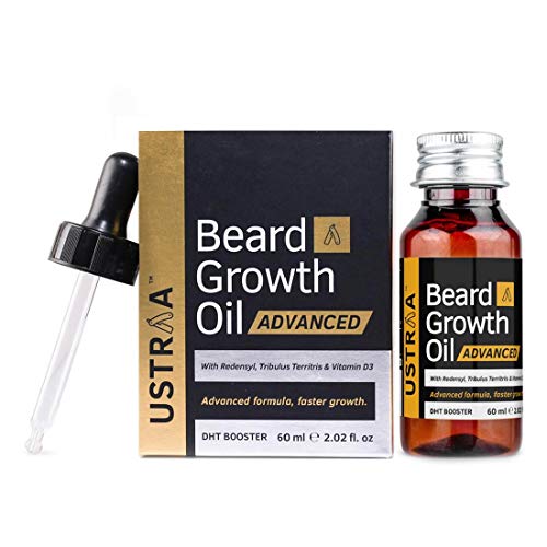 Ustraa Beard Growth Oil Advanced with Redensyl and DHT Booster