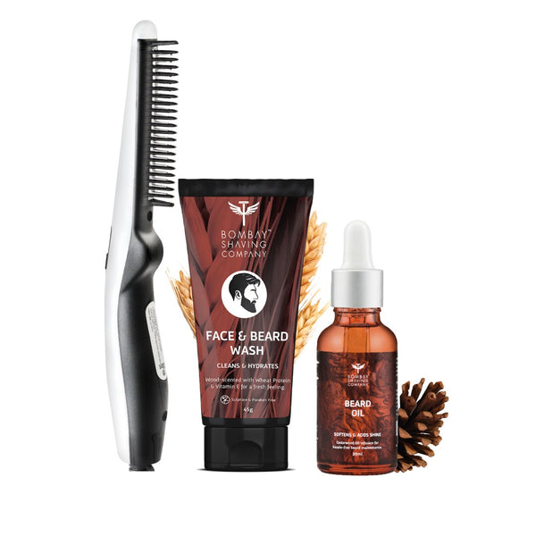 Bombay Shaving Company Beard Straightener Kit