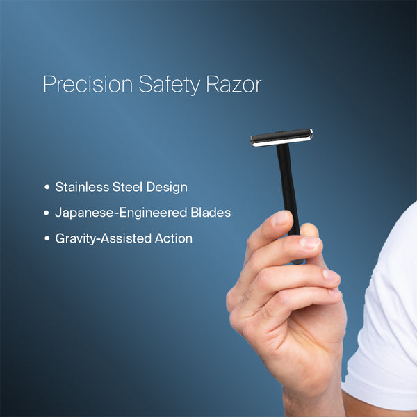 Bombay Shaving Company Black Metal Precision Safety Razor