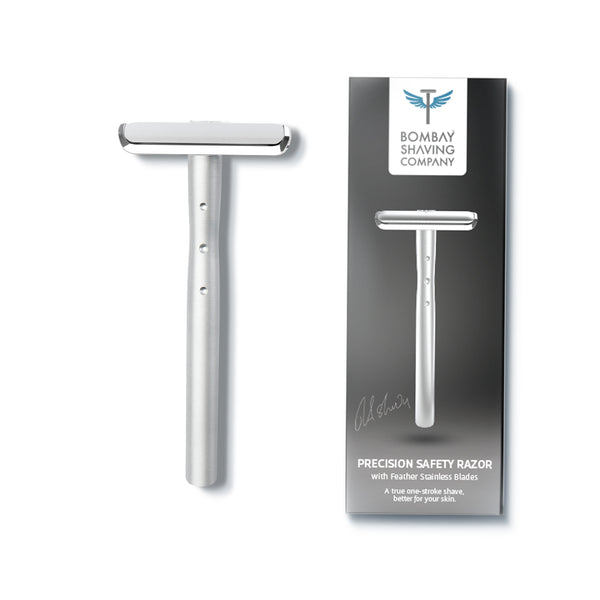 Bombay Shaving Company Precision Safety Razor For Men - Silver Edition