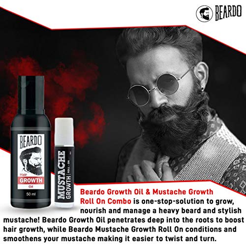 Beardo Beard Growth Oil and Mustache Growth Oil Combo