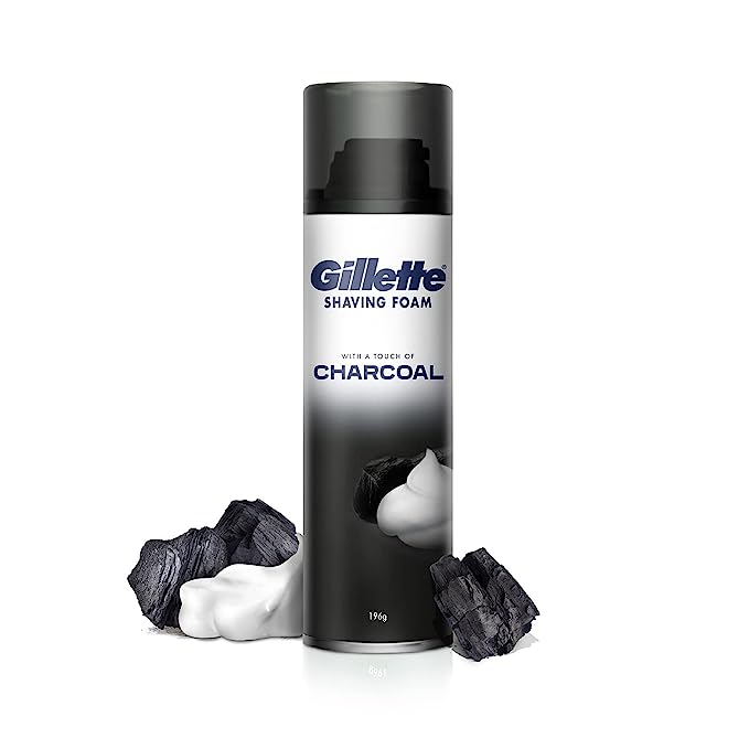 Gillette Pre Shave foam, Charcoal