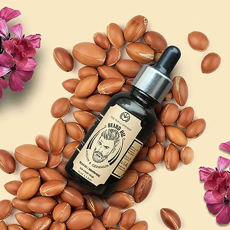 The Man Company Beard Oil, Argan & Geranium, Pack of 2