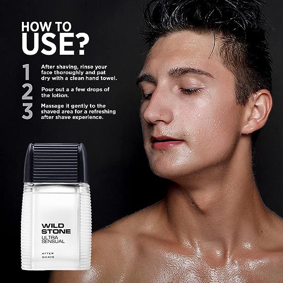 Wild Stone Ultra Sensual After Shave Lotion for Men