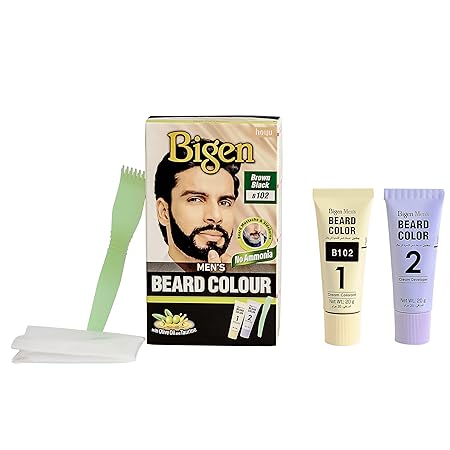 Bigen Mens Beard Colour Dark Brown 103