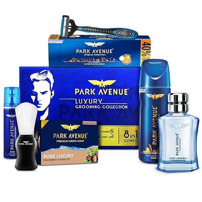 Park Avenue Luxury Grooming Collection 8 in 1 Combo Grooming Kit