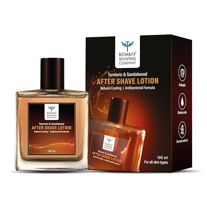 Bombay Shaving Company After Shave Lotion with Turmeric and Sandalwood