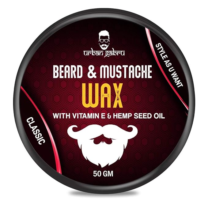 UrbanGabru Beard & Mustache Wax for Strong Hold