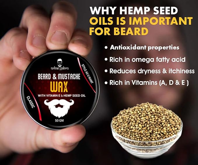 UrbanGabru Beard & Mustache Wax for Strong Hold