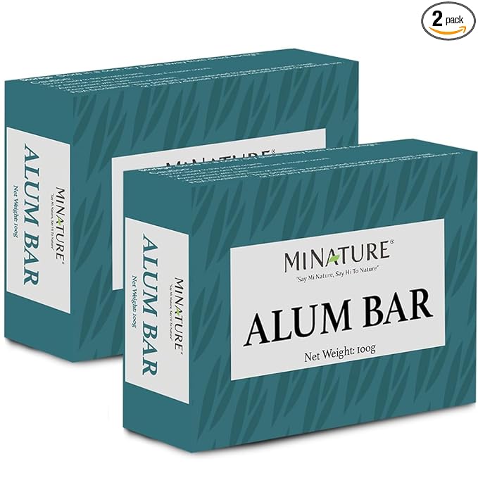 Minature Alum Bar Alum Stone (Pack of 2)