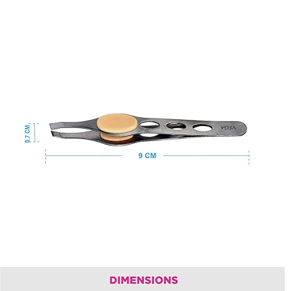 Vega Tweezer with Rubber Grip