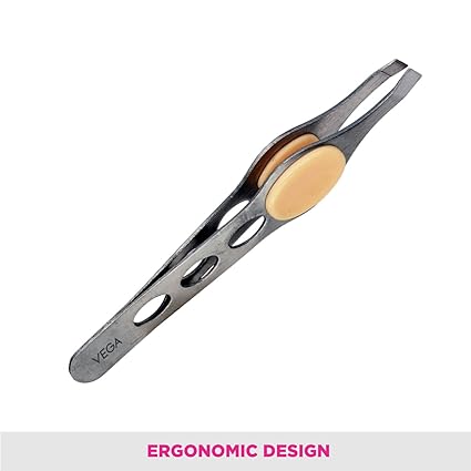 Vega Tweezer with Rubber Grip