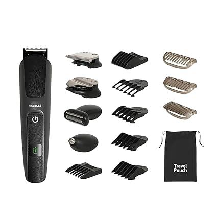 Havells Super Grooming Kit GS8714 | 15-in-1 Full Body Groomer for Men