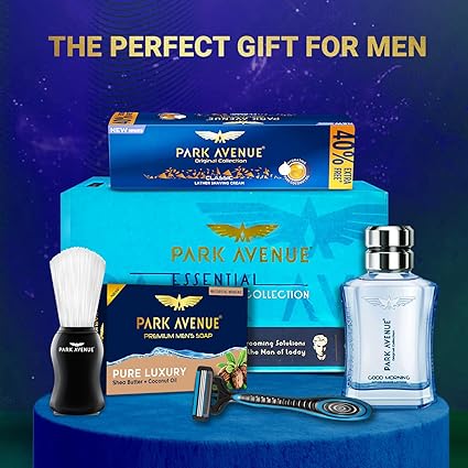 Park Avenue Essential Grooming Collection 7 in 1 Combo Grooming Kit for Men