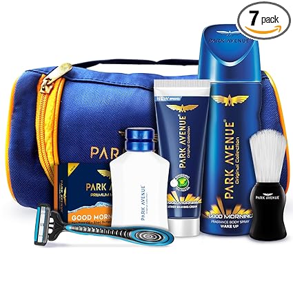 Park Avenue Good Morning Grooming Collection 7 in 1 Combo Grooming Kit for Men