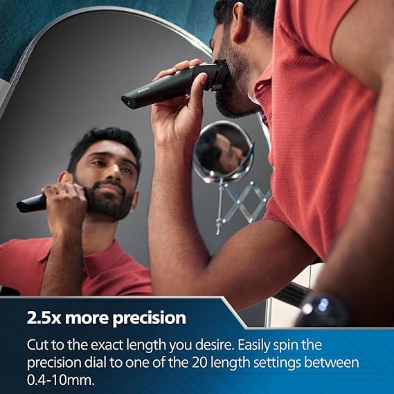 Philips Pro Beard Trimmer 2.5X higher precision Battery indicator New Model (BT3431/30)