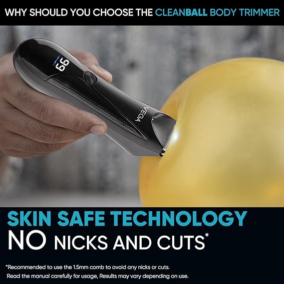 Vega Cleanball Body Trimmer for Men (VHTH-33)