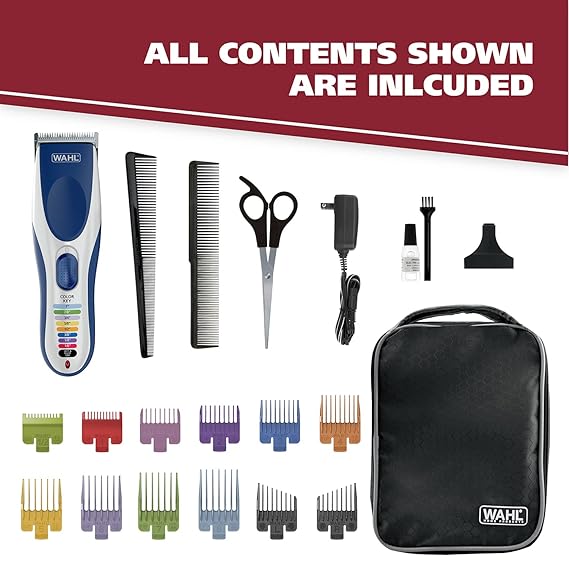 Wahl Clipper Color Pro Cordless Rechargeable Hair Clippers & Trimmer
