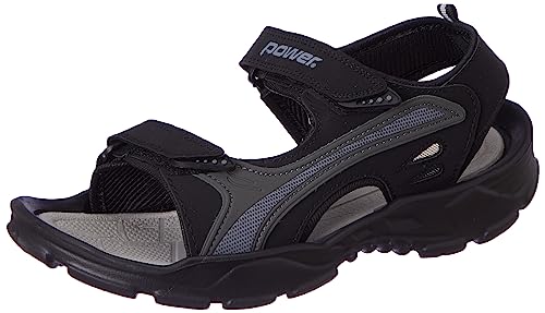 Power Mens Stricker Sandal, Black