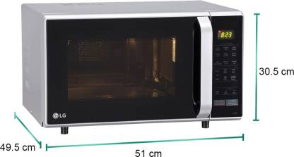 LG 28 L Convection Microwave Oven (MC2846SL)