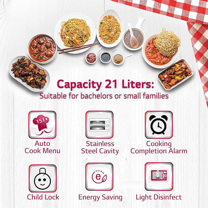 LG MC2146BV 21 L Convection Microwave Oven