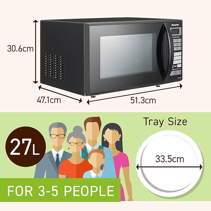 Panasonic CT645BFDG 27 L Convection Microwave Oven