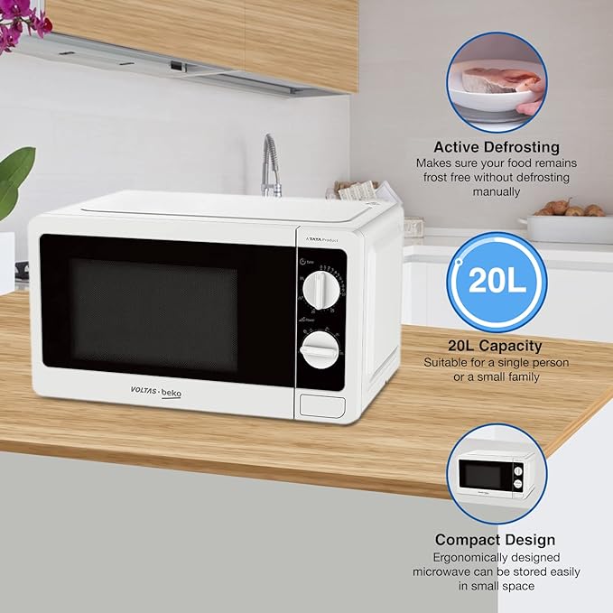 Voltas Beko MS20MPW10 20 L Solo Microwave Oven