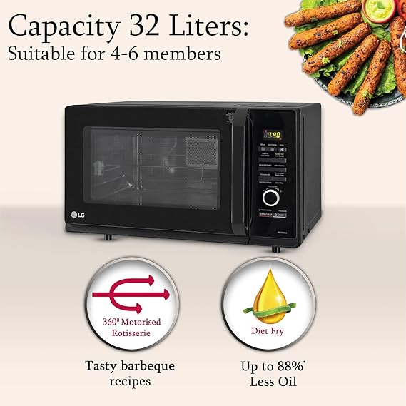 LG 32L 2450W Convection Healthy Microwave Oven