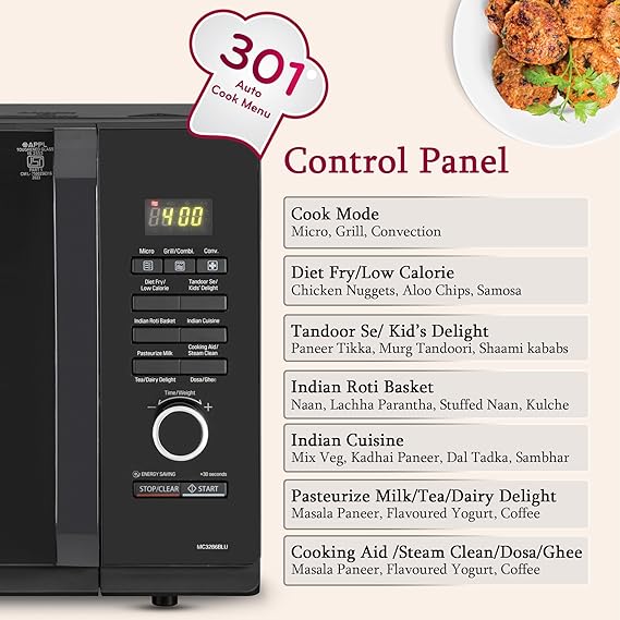 LG 32L 2450W Convection Healthy Microwave Oven