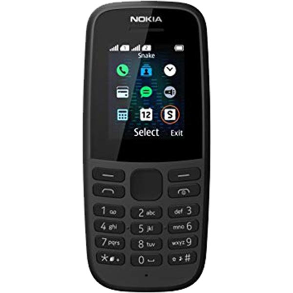 Nokia 105 Dual SIM | Basic Keypad Phone | Compact Design | Long Battery Life | Dual SIM