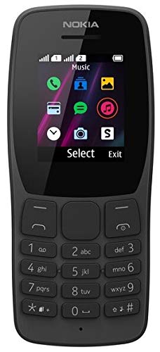 Nokia 110 Dual SIM | Basic Keypad Phone | 1.8 inch Display | 800mAh Battery | Dual SIM
