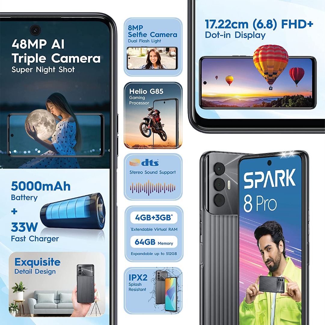 Tecno Spark 8 Pro