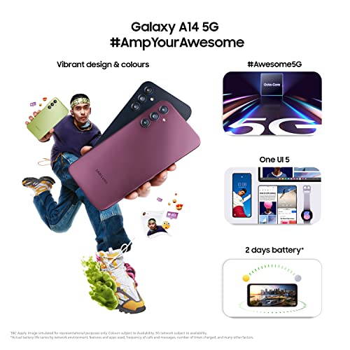 Samsung Galaxy A14 5G | 50MP Triple Camera | 90Hz Display | 5000mAh Battery | Dimensity 700