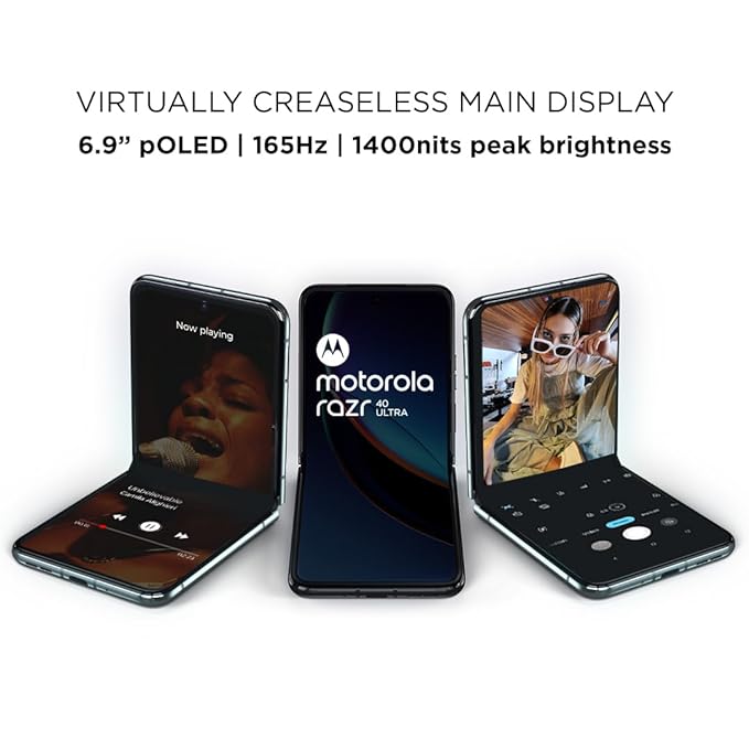 Motorola Razr 40 Ultra 5G | 12MP Triple Camera | Foldable POLED 165Hz Display | 3800mAh Battery | Snapdragon 8+ Gen 1